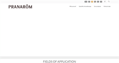 Desktop Screenshot of pranarom.com