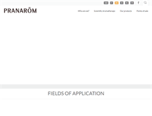 Tablet Screenshot of pranarom.com